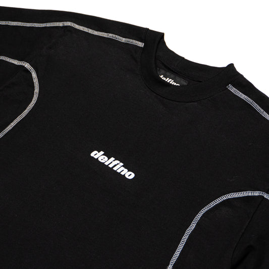 UNIT - BLACK W/WHITE  T-SHIRT