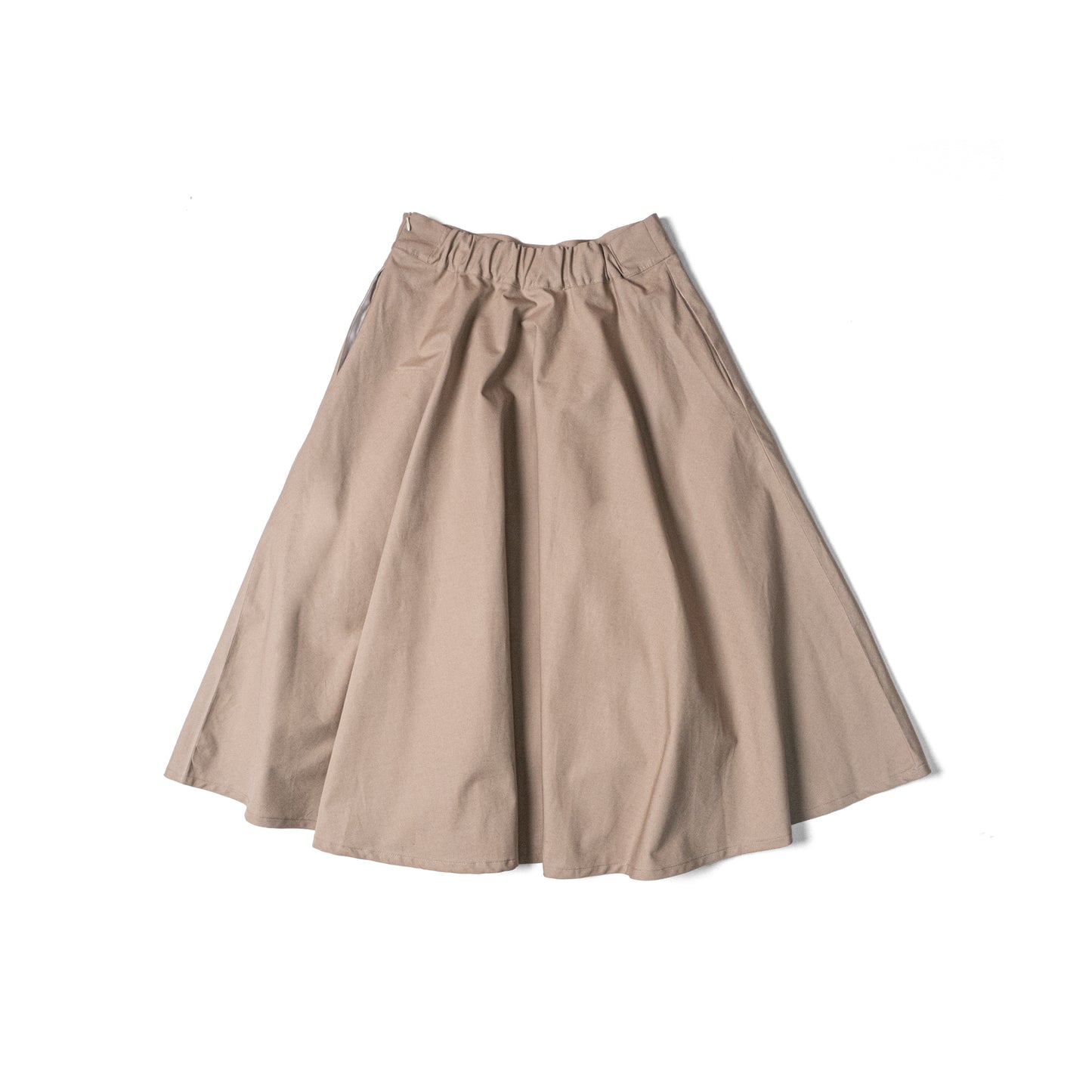 ZIA SKIRT WITH POCKET / BEIGE